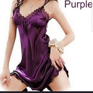Delicate purple nightgown